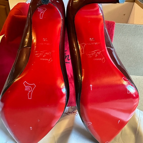 Christian Louboutin ombré red high heels - Picture 7 of 7